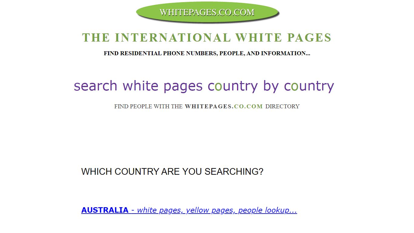 Find people in the UK - Search with 192 and White Pages - .co.com
